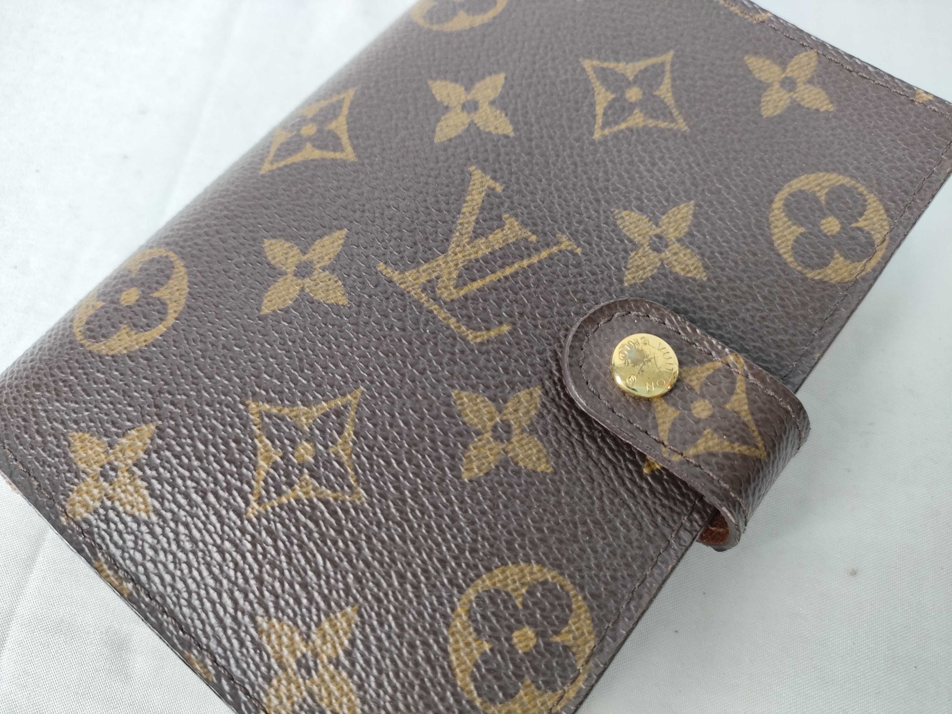 LOUIS VUITTON Monogram R20005 Agenda PM Notebook Cover