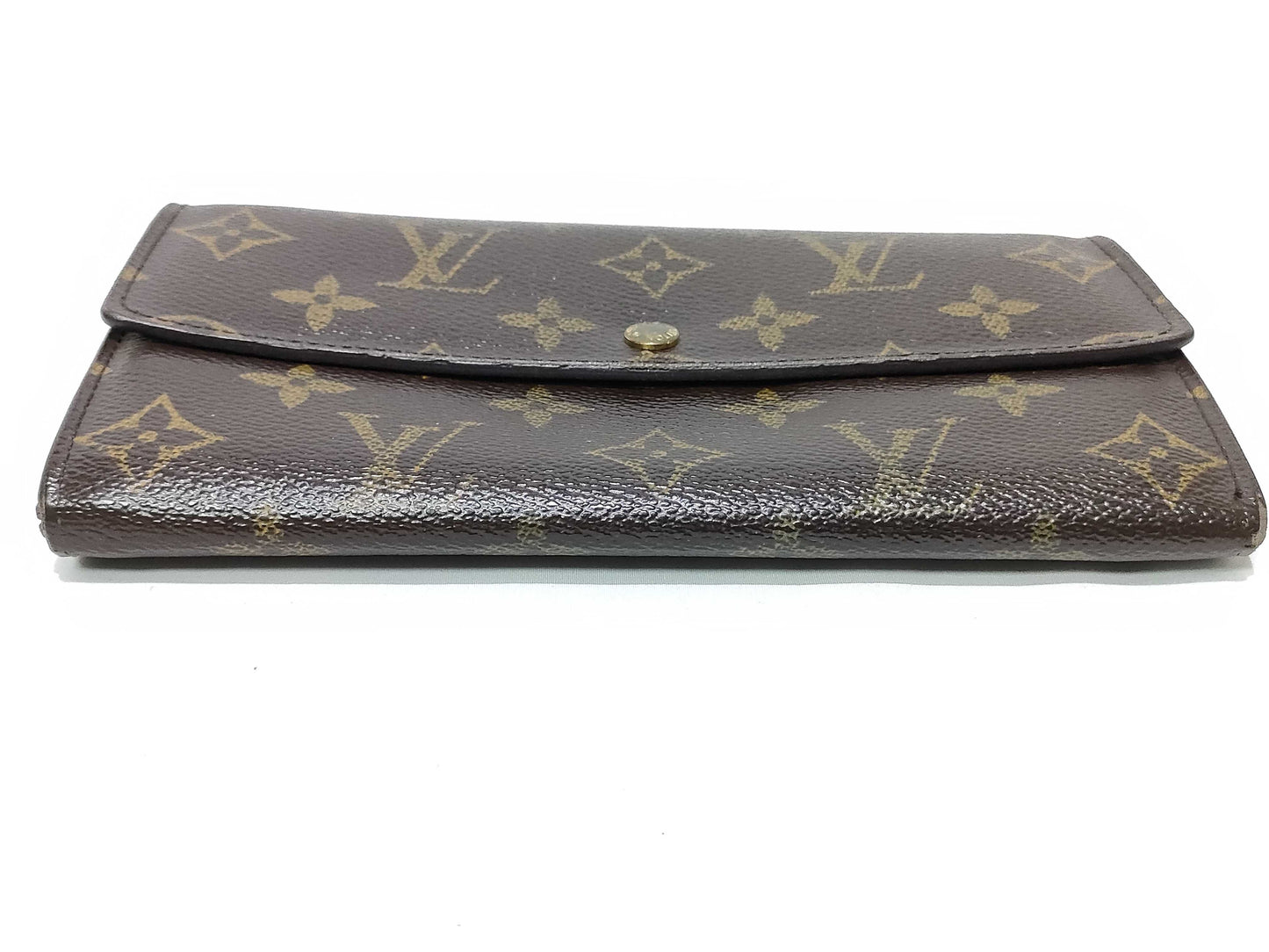 LOUIS VUITTON Monogram Porte Monnaie Credit Wallet M61725