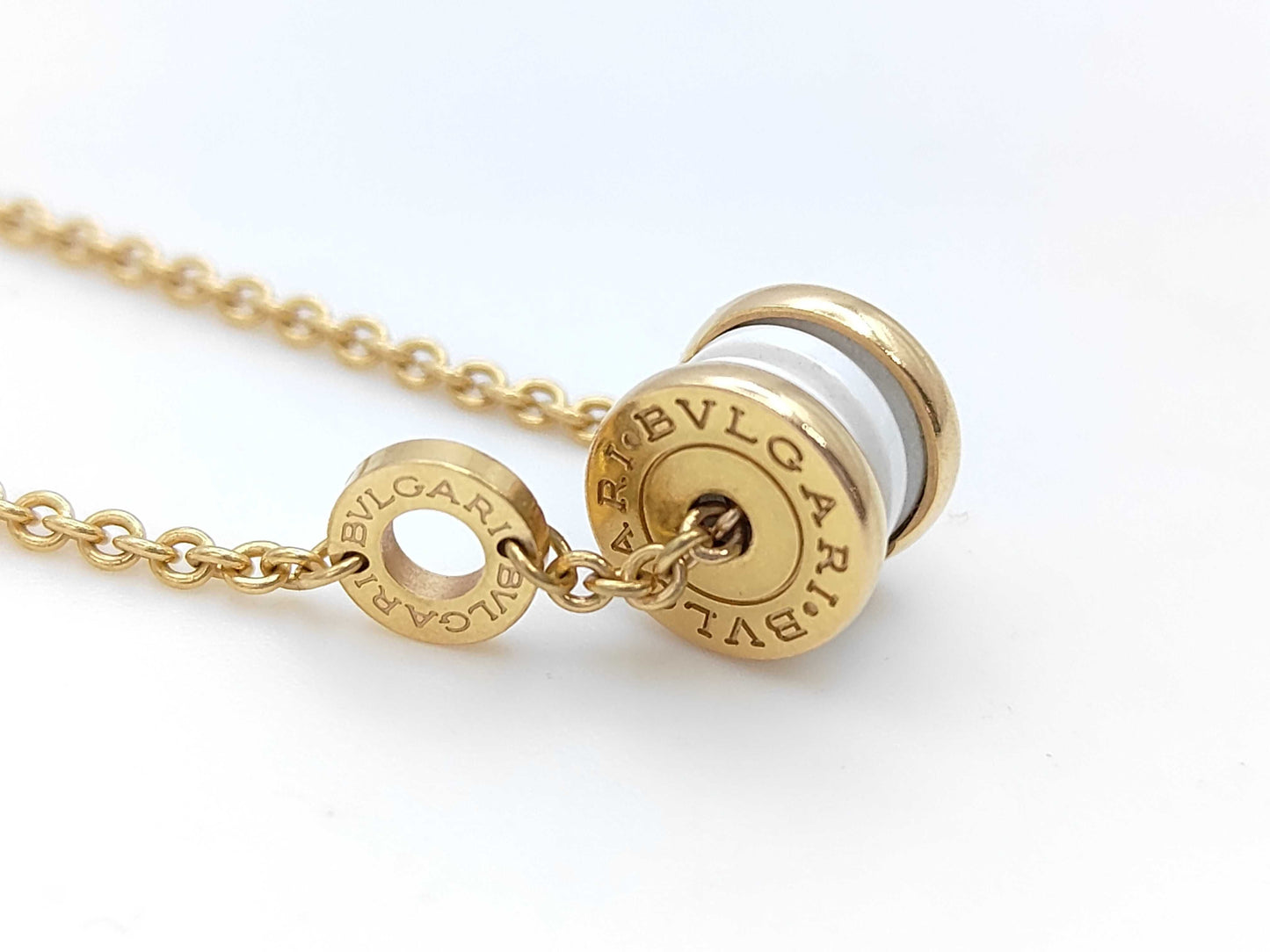 BVLGARI B.zero1 Element White Cera ml Au750 7.6g Bracelet/Bangle 