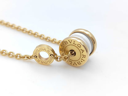 BVLGARI B.zero1 Element White Cera ml Au750 7.6g Bracelet/Bangle 