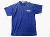 Balenciaga Campaign Logo 2020 Cotton T-Shirt, Small, Blue, 620969