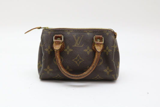 LOUIS VUITTON Monogram Mini Speedy Handbag
