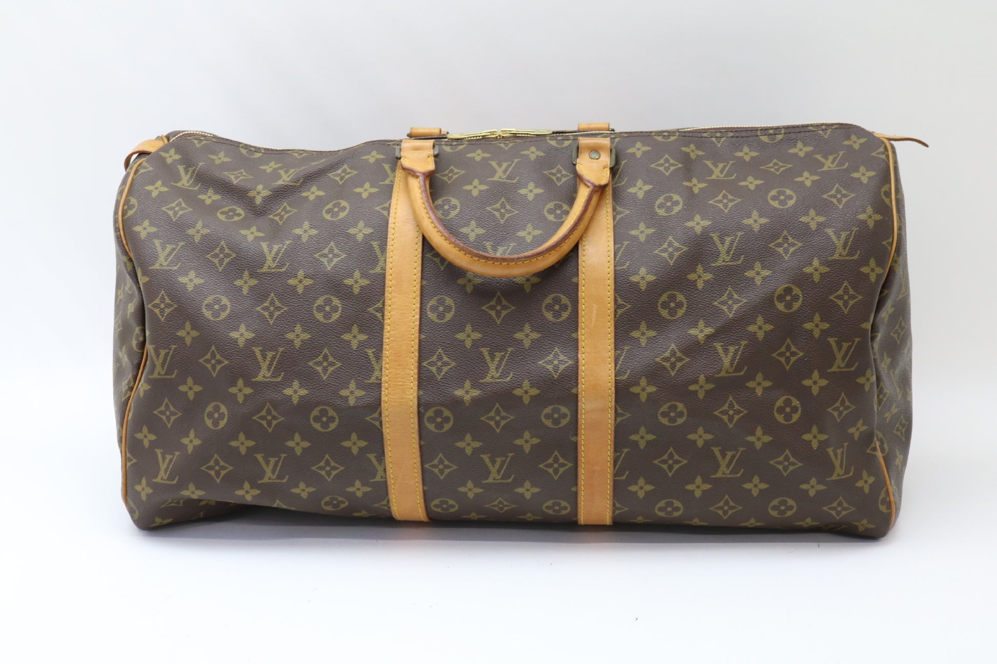 LOUIS VUITTON Monogram Keepall 60 Boston Bag