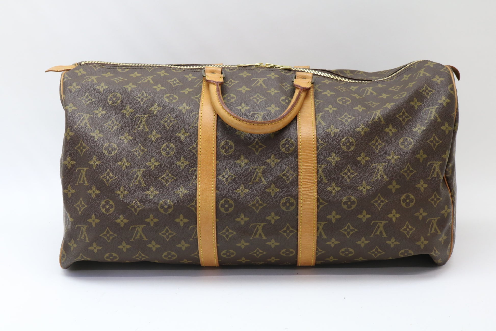 LOUIS VUITTON Monogram Keepall 60 Boston Bag