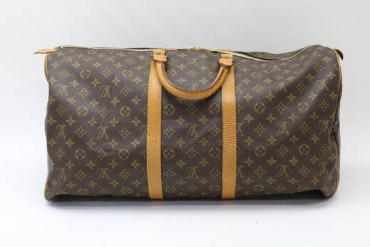 LOUIS VUITTON Monogram Keepall 60 Boston Bag