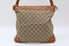 GUCCI GG Canvas Studs Shoulder Bag