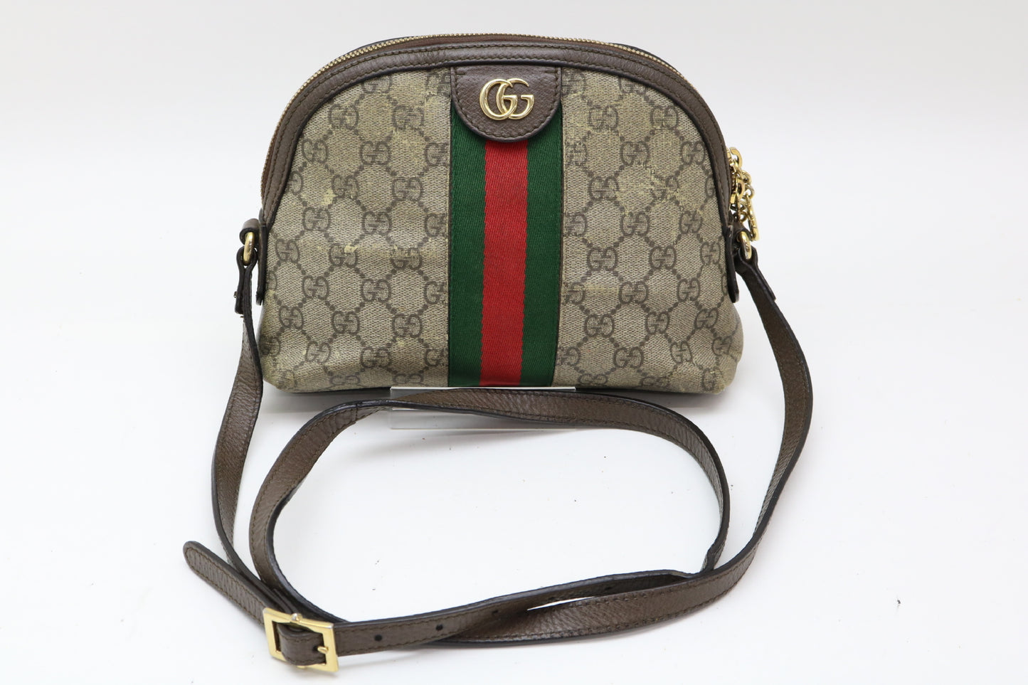 GUCCI GG Supreme Offdia Sherry Line Shoulder Bag