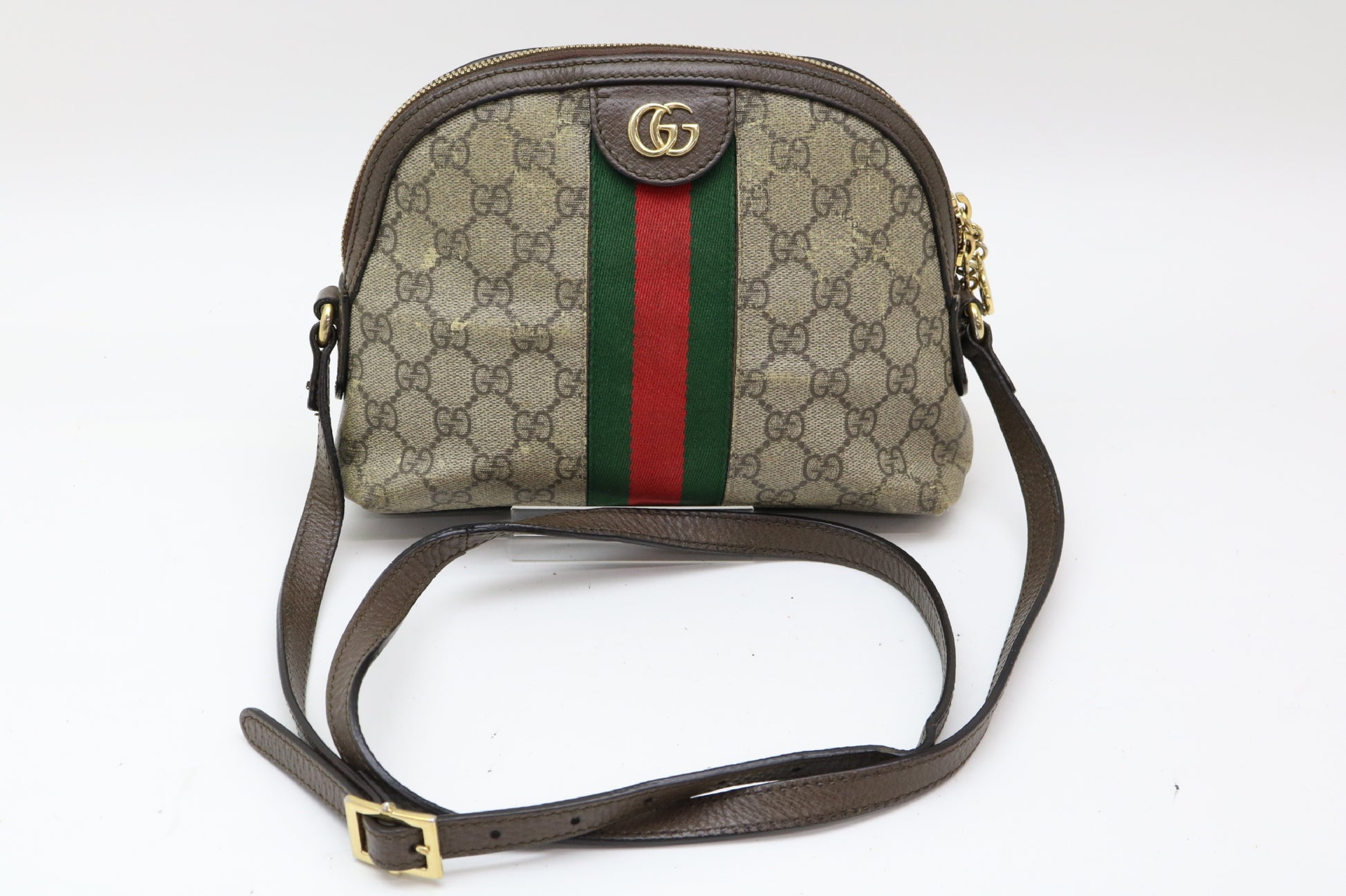 GUCCI GG Supreme Offdia Sherry Line Shoulder Bag