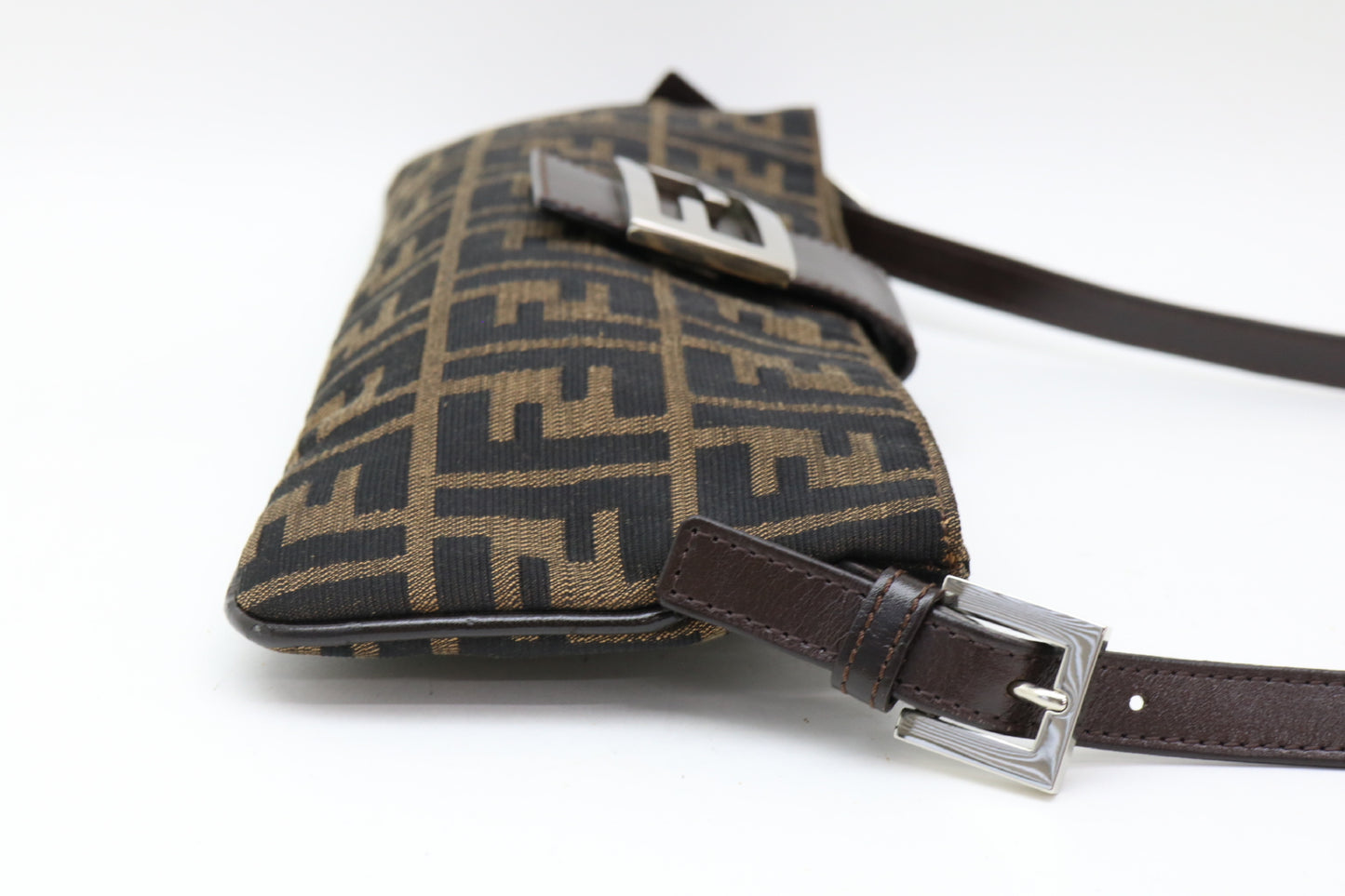 FENDI Zucca Mamma Bucket Shoulder Bag