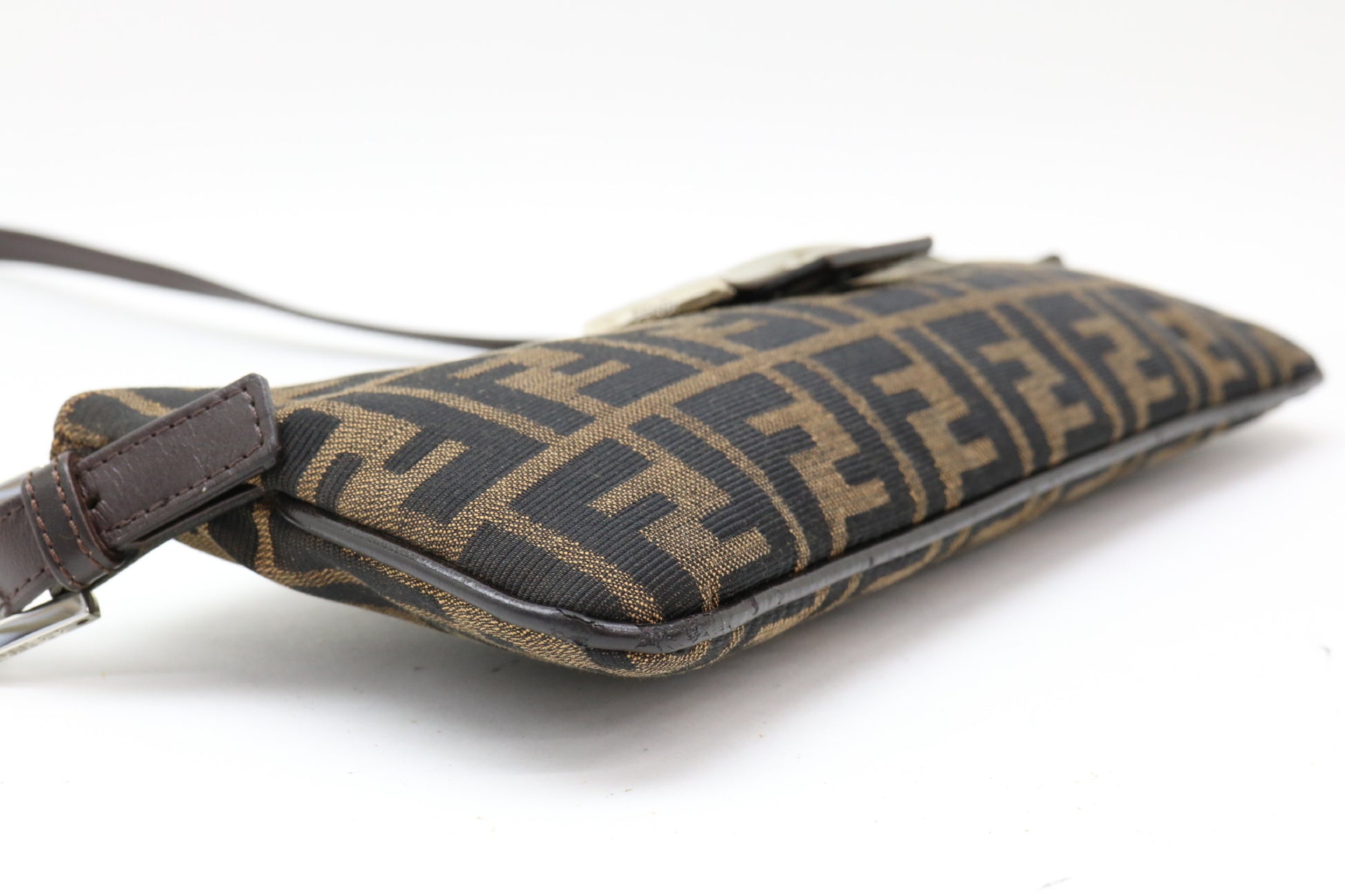 FENDI Zucca Mamma Bucket Shoulder Bag