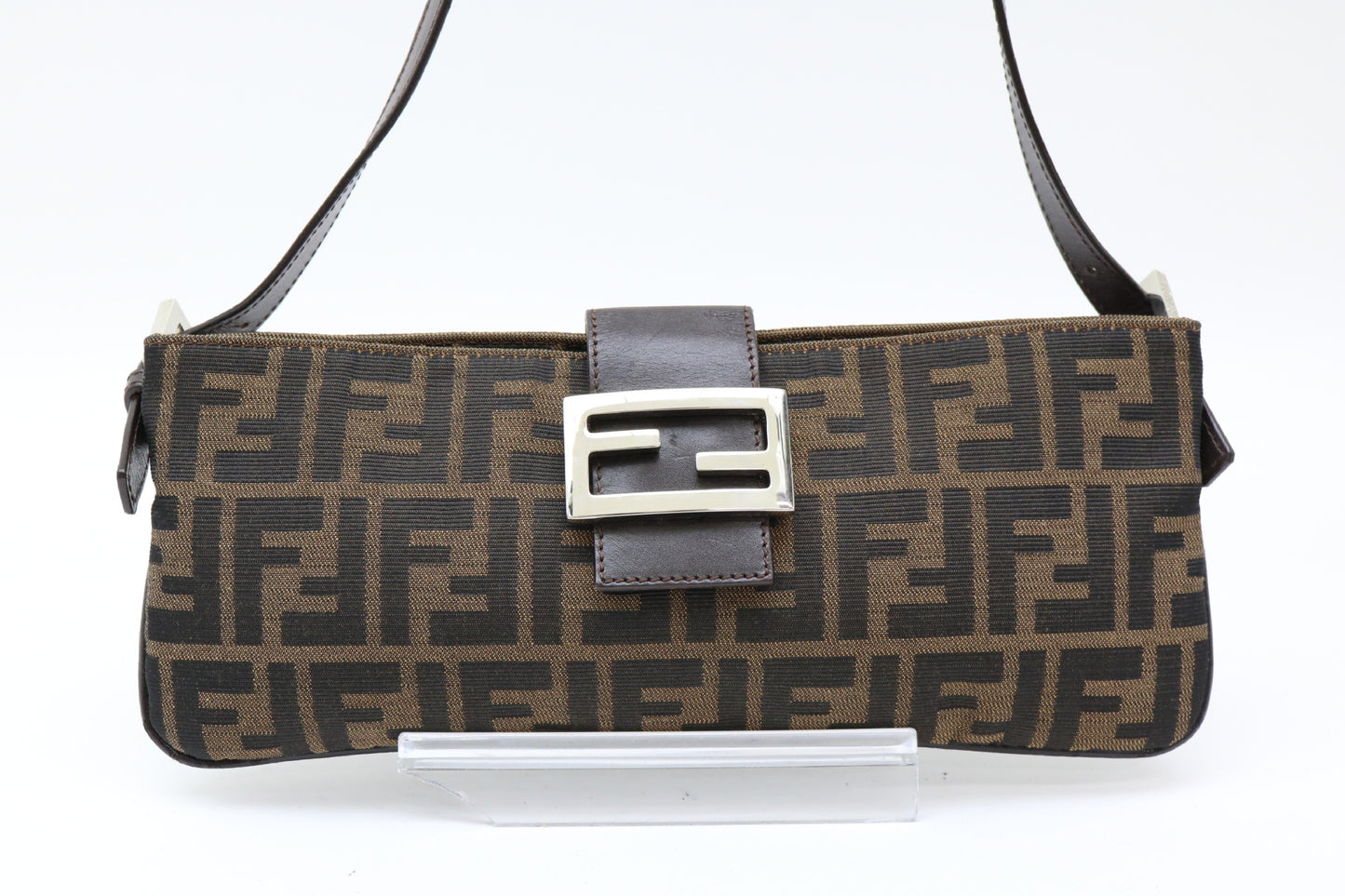 FENDI Zucca Mamma Bucket Shoulder Bag