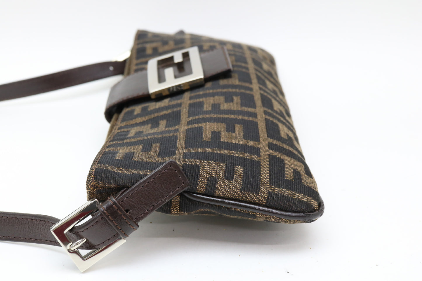 FENDI Zucca Mamma Bucket Shoulder Bag