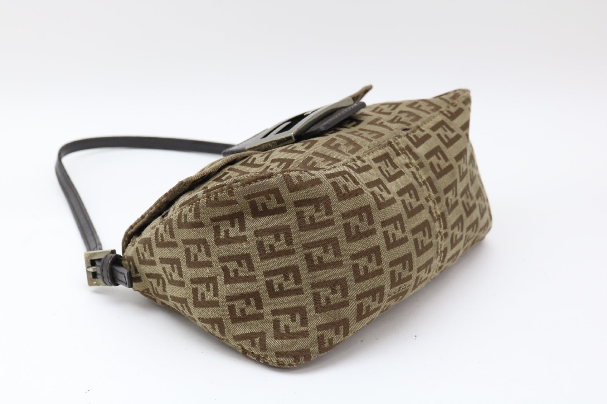 FENDI Zucchino Mamma Bucket Shoulder Bag