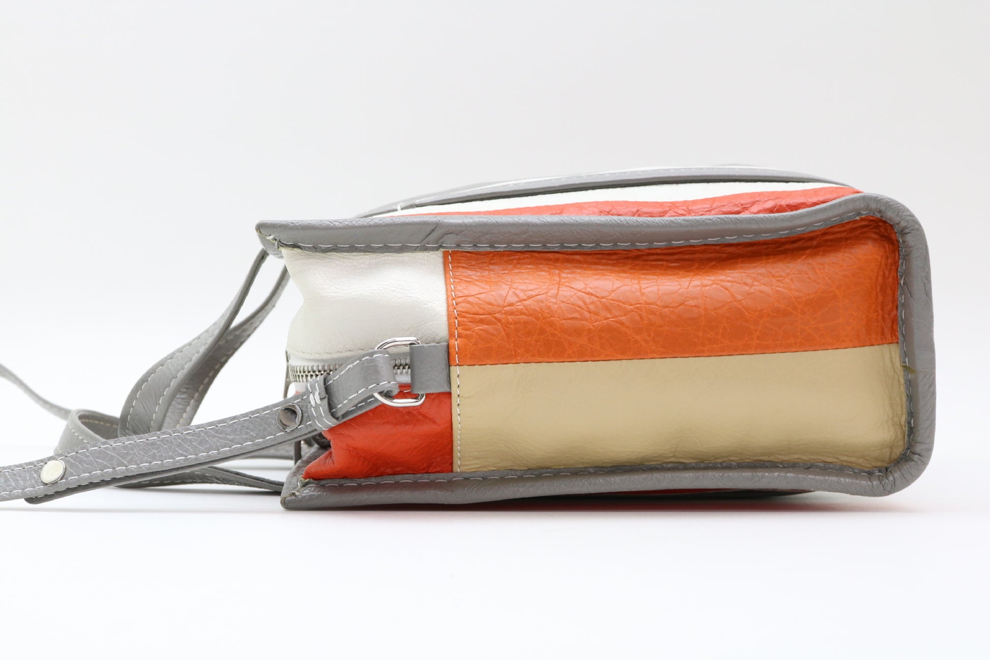 BALENCIAGA Leather Multicolor Bazaar XS 2-Way Tote Bag