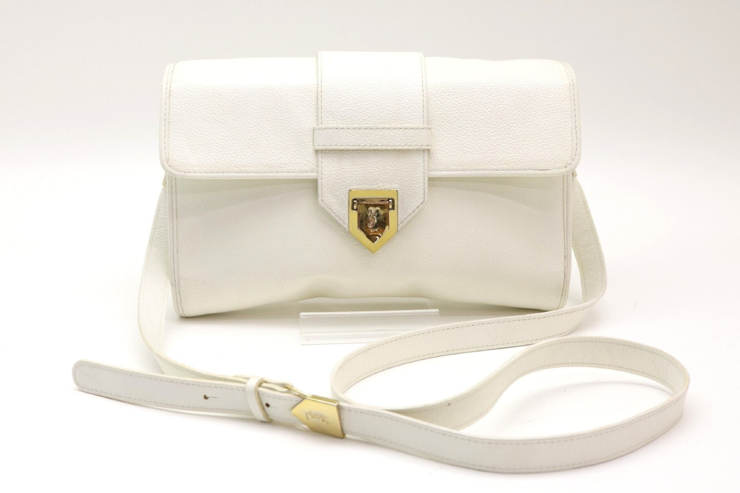 Yves Saint Laurent Cassandra Leather Shoulder Bag