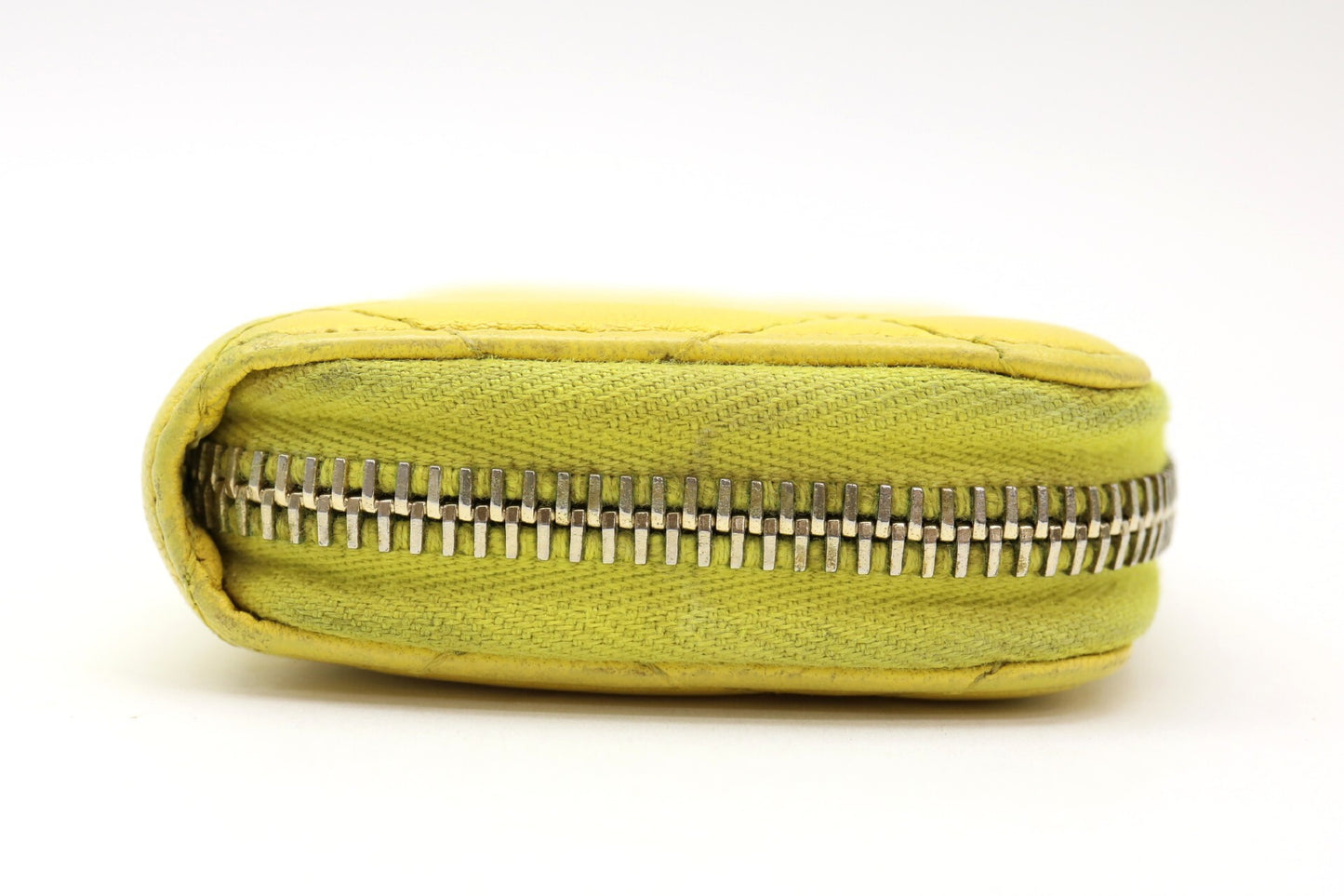 CHANEL Lambskin Matelasse Zippy Coin Case