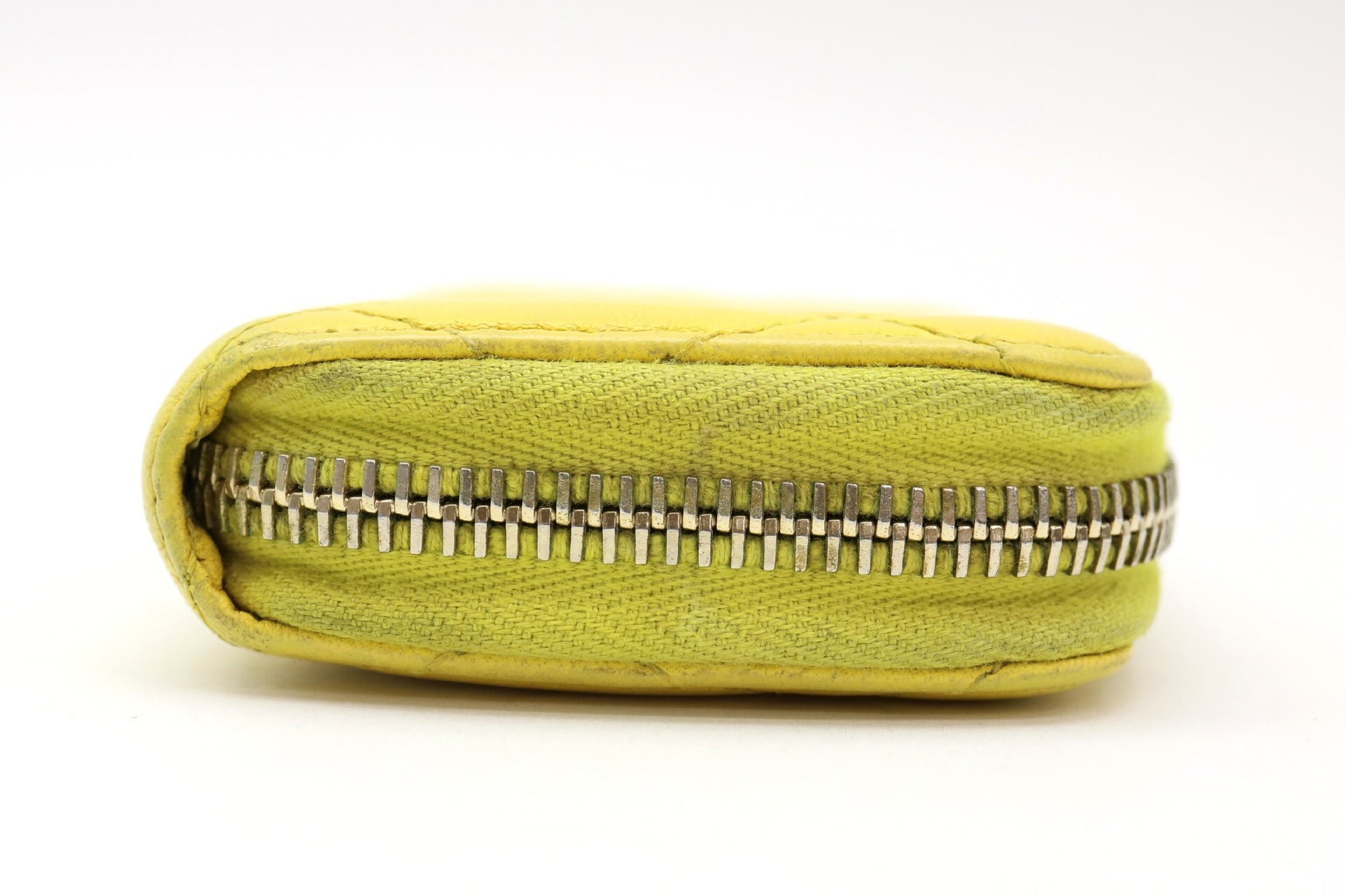 CHANEL Lambskin Matelasse Zippy Coin Case