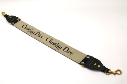 Dior Embroidered Logo Shoulder Strap