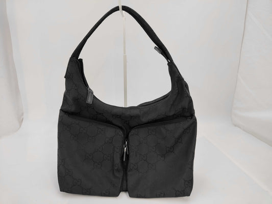 GUCCI GG pattern nylon shoulder bag