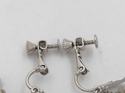 Dior logo motif earrings