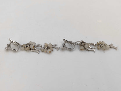 Dior logo motif earrings