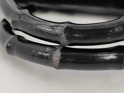 GUCCI Bamboo Leather Handbag, Non-sticky