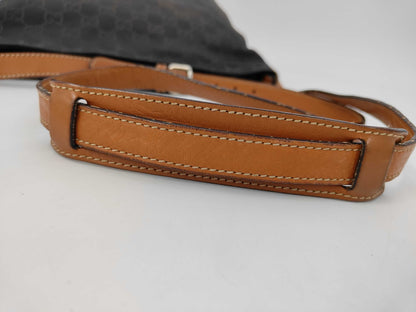 GUCCI GG Nylon Shoulder Bag