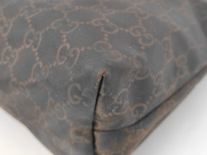 GUCCI GG Nylon Shoulder Bag