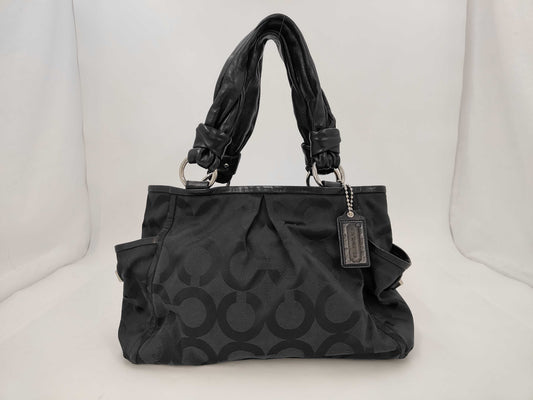 COACH Canvas Signature Tote Bag