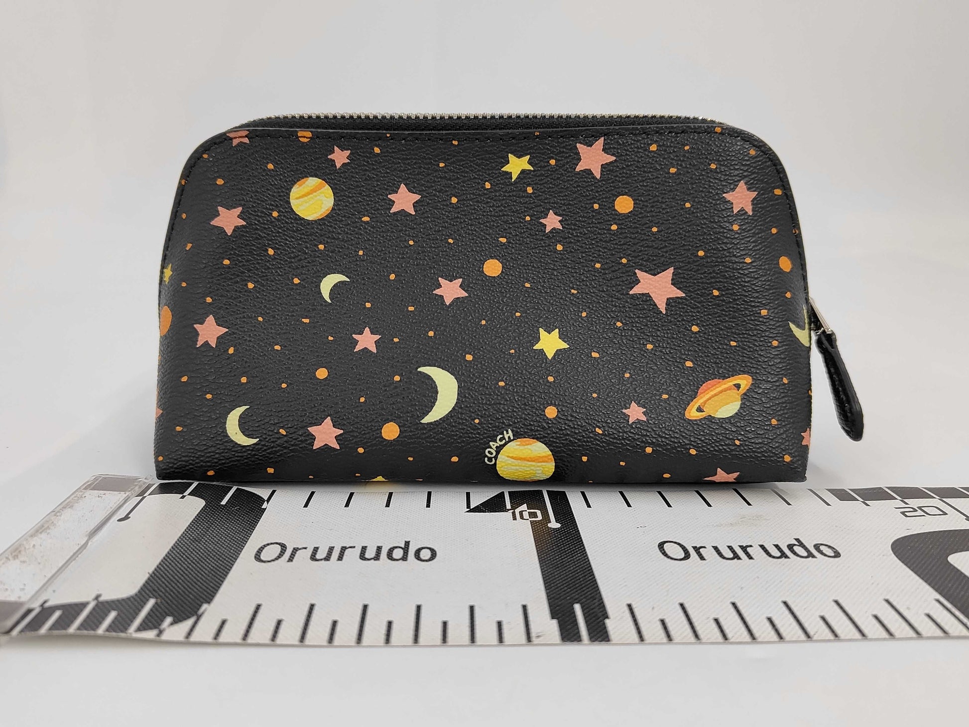 COACH PVC Space Motif Cosmetic Pouch