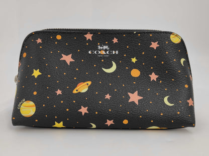 COACH PVC Space Motif Cosmetic Pouch