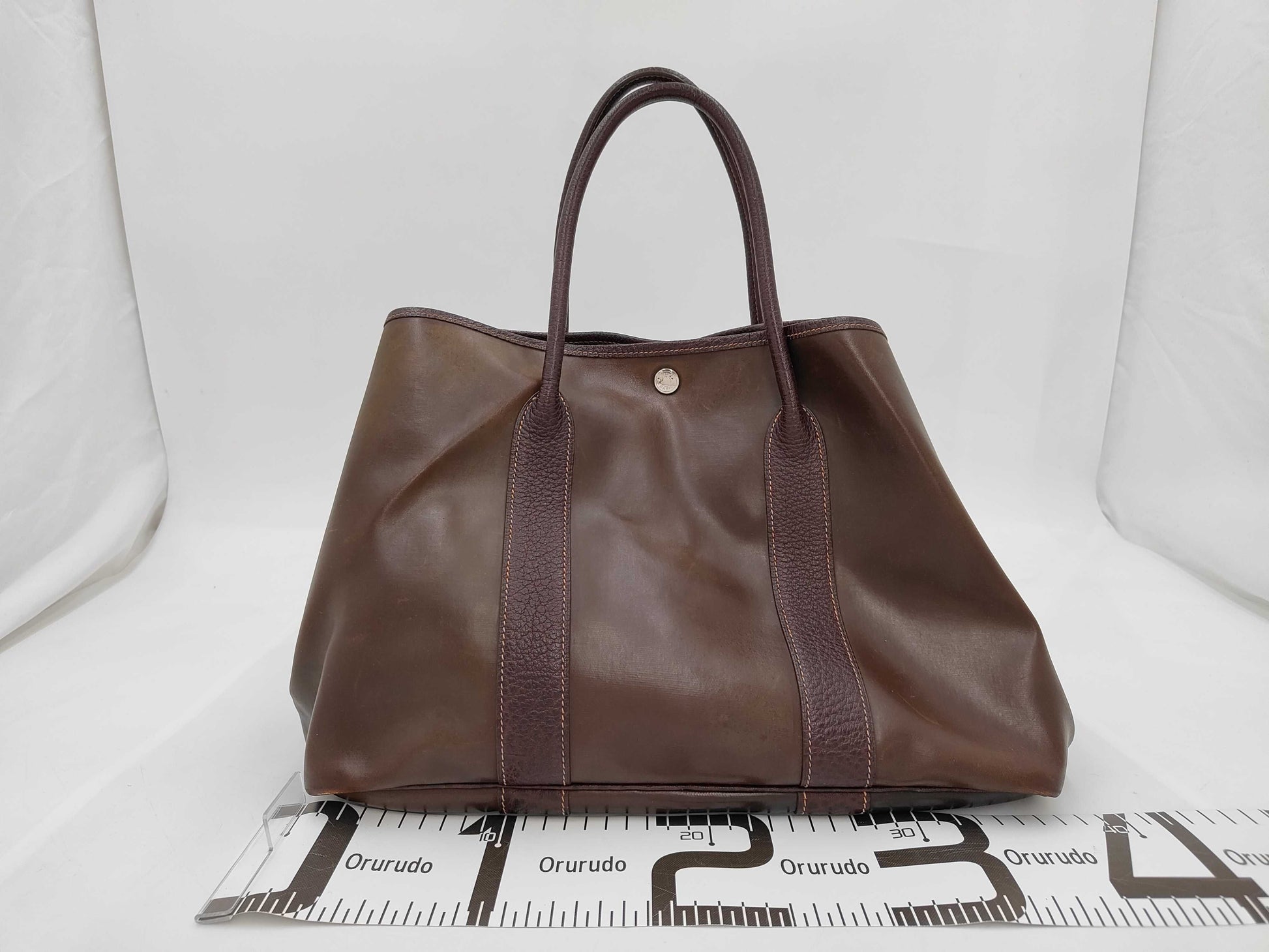 HERMES Garden Party PM Amazonia Tote Bag