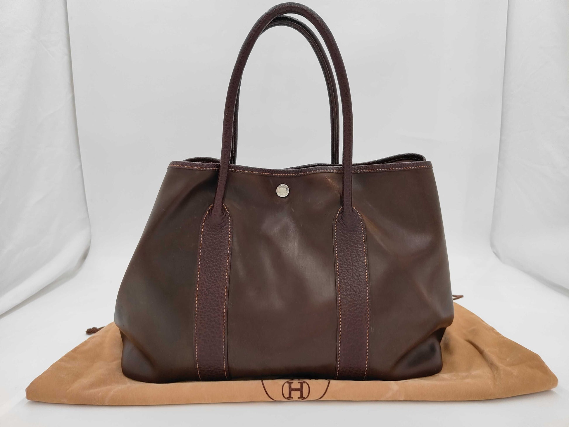 HERMES Garden Party PM Amazonia Tote Bag