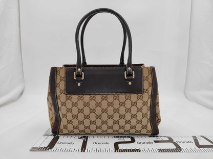 GUCCI GG Canvas 190247 Tote Handbag