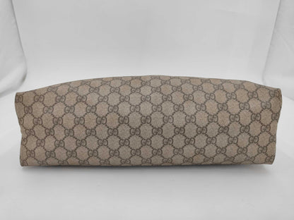 GUCCI GG Supreme 211134 Sherry Line PVC Leather Tote Bag