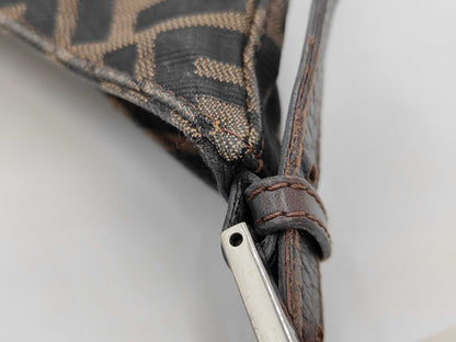 FENDI Zucca Mamma Bucket Shoulder Bag