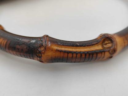 GUCCI Turnlock Bamboo Handbag