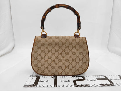 GUCCI Turnlock Bamboo Handbag