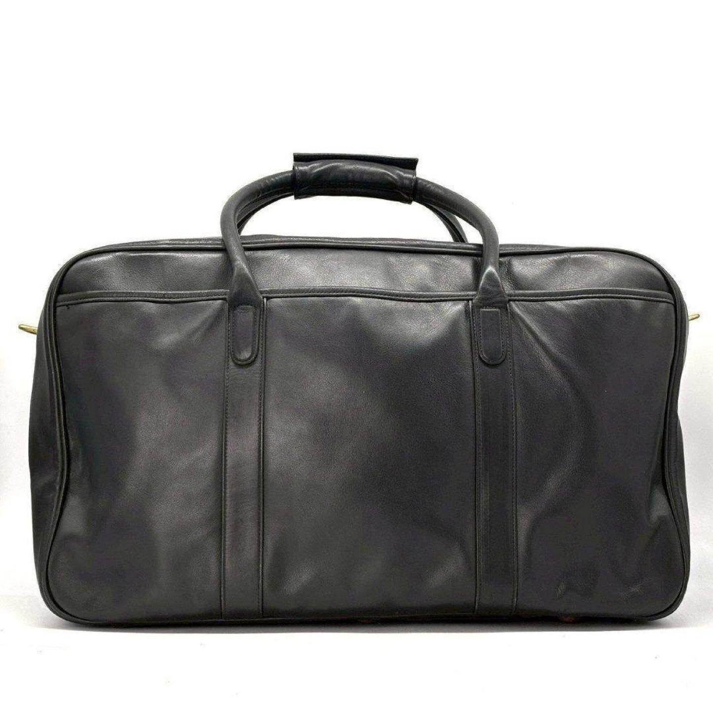 COACH Old Coach 2-Way Glove-Tanned Leather Large Capacity Double-Layer Boston Bag 000-4130 Made in USA