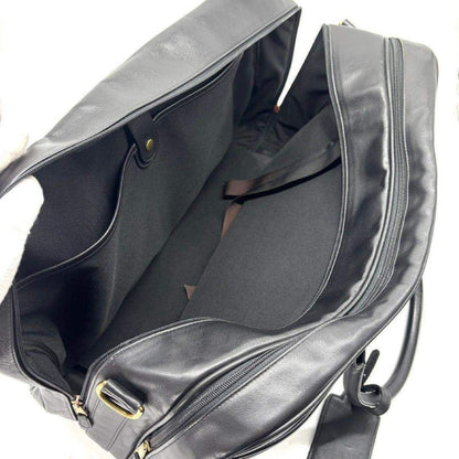 COACH Old Coach 2-Way Glove-Tanned Leather Large Capacity Double-Layer Boston Bag 000-4130 Made in USA