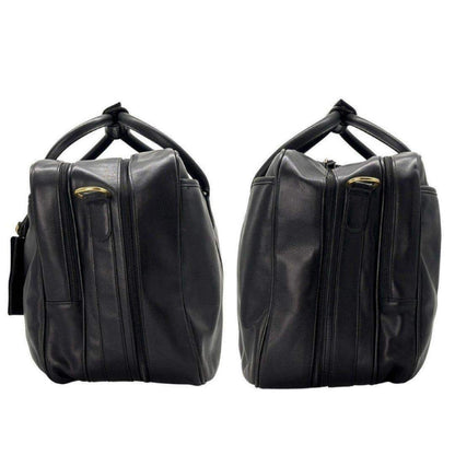 COACH Old Coach 2-Way Glove-Tanned Leather Large Capacity Double-Layer Boston Bag 000-4130 Made in USA