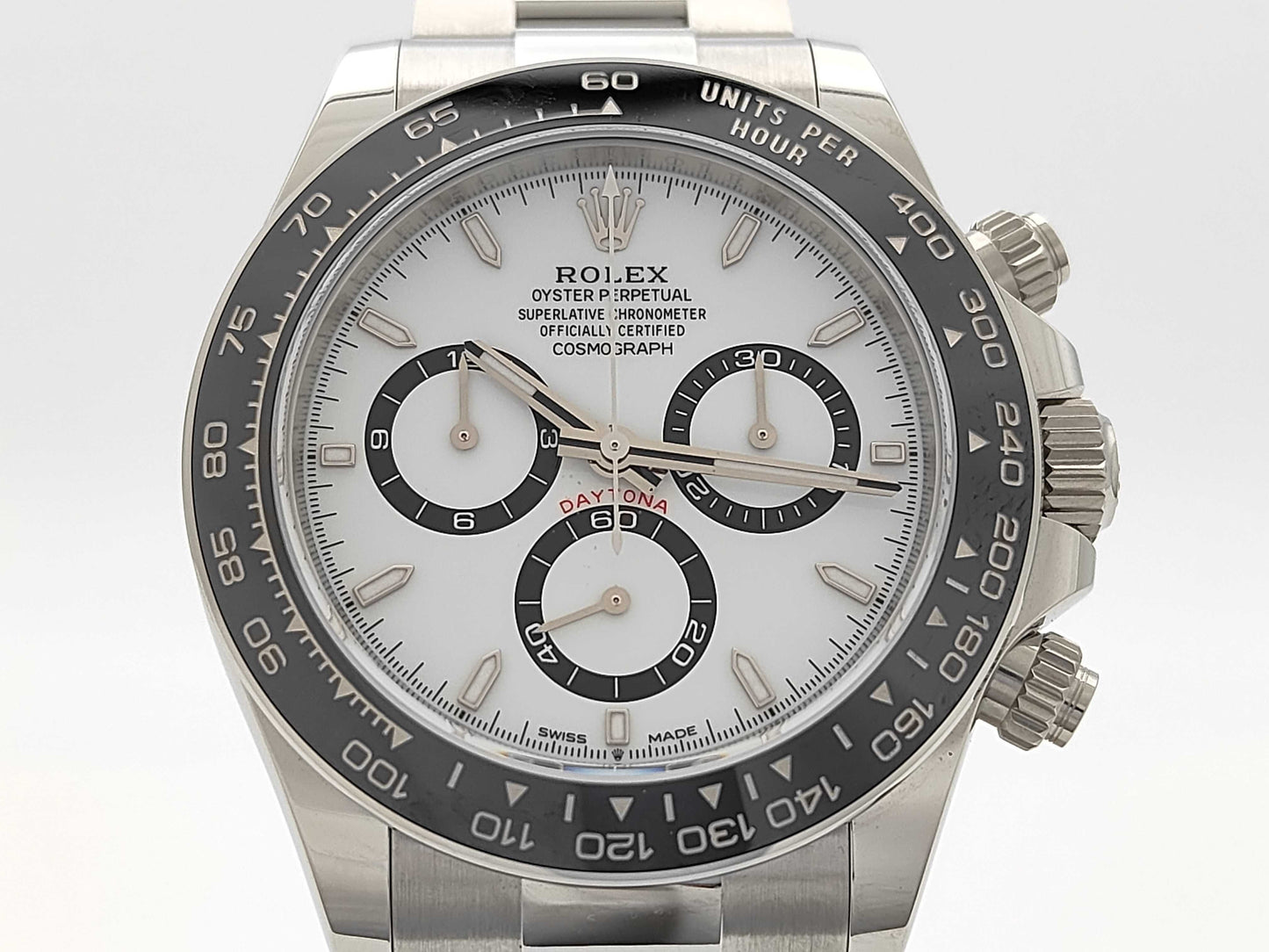 ROLEX 126500LN 637J9920 White Dial Oyster Bracelet Men's Watch