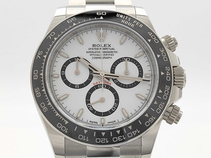 ROLEX 126500LN 637J9920 White Dial Oyster Bracelet Men's Watch