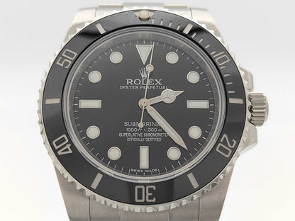 ROLEX 114060 Z5703542 Black Dial Oyster Bracelet Men's Watch