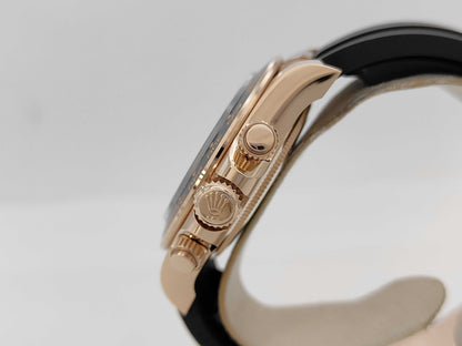 ROLEX 126515LN 9676M3Z6 Bright Black x Sanddust Dial 18K Gold Men's Watch