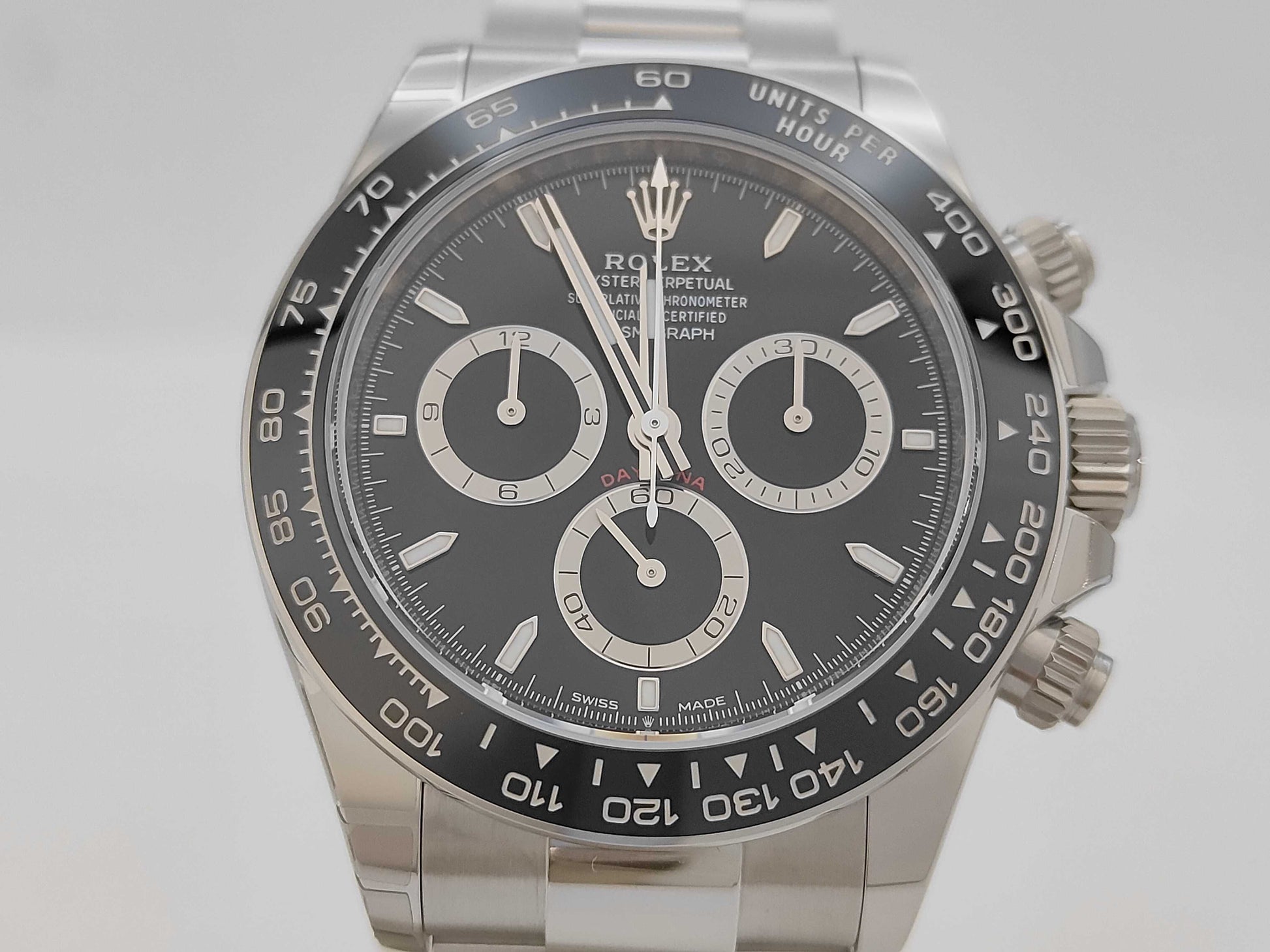 ROLEX 126500LN P9G68007 Black Dial Oyster Bracelet Men's Watch