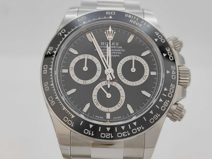 ROLEX 126500LN P9G68007 Black Dial Oyster Bracelet Men's Watch