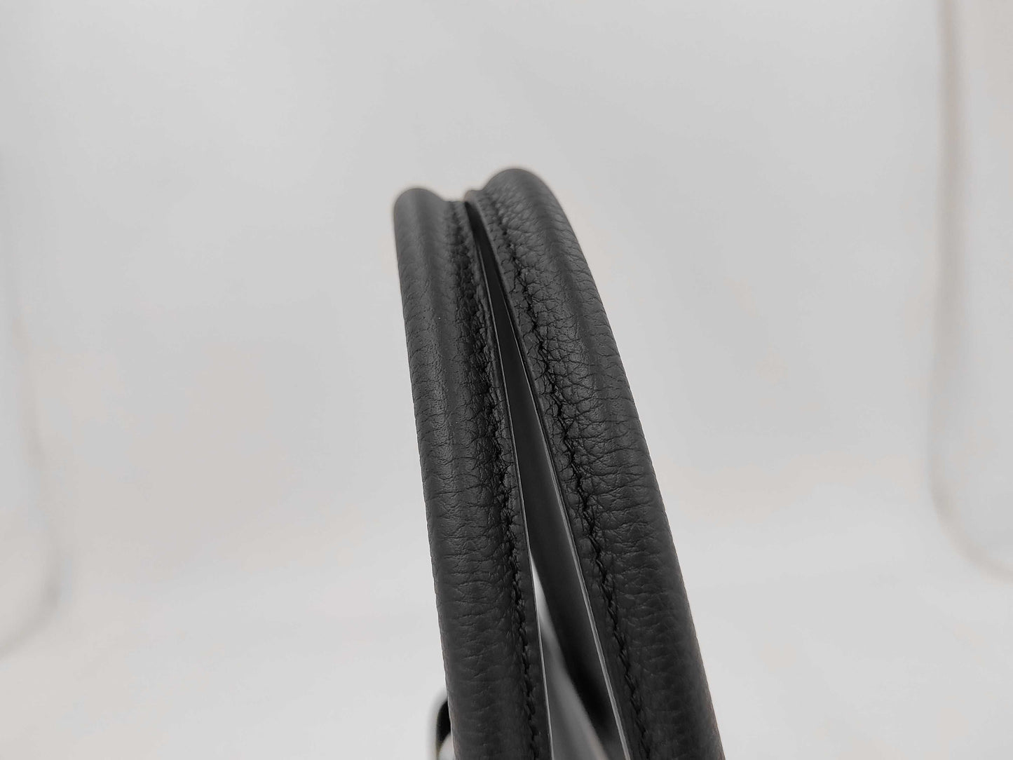 HERMES Birkin 30 Taurillon Clemence Black Gold Hardware K Stamp Handbag