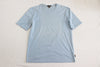 LOUIS VUITTON Men's Short Sleeve T-Shirt, Blue, XL, with LV Tag