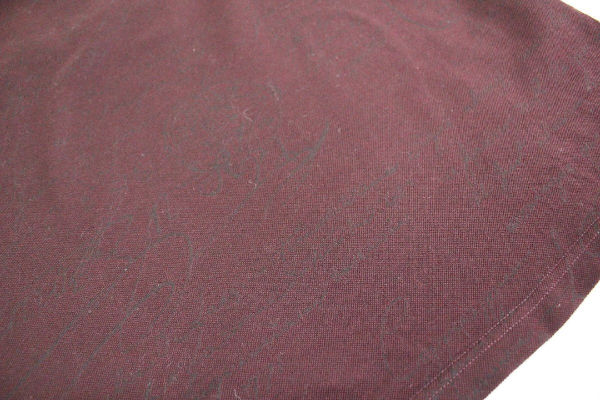 Berluti All-Over Calligraphy Pique T-Shirt Men's Size L